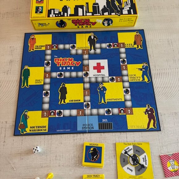 Vintage 1990 University Games The Dick Tracy Game - Picture 3 of 11